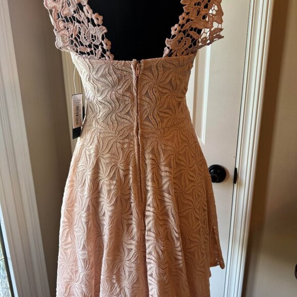 Jodi Kristopher Pink Lace Dress - Picture 2 of 7